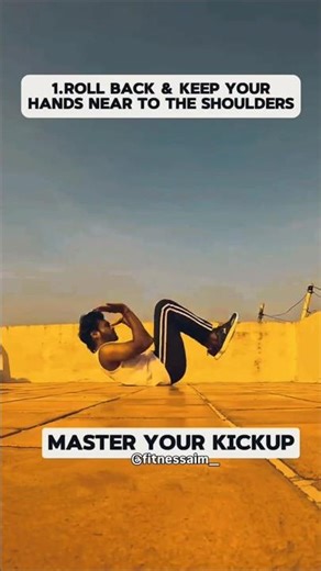 How to Do a Kick Up | Learn Kick Up Step by Step 🔥#kickuptutorial #shorts #calesthenic
