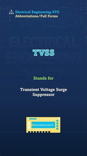TVSS abbreviation #electricalengineeringxyz