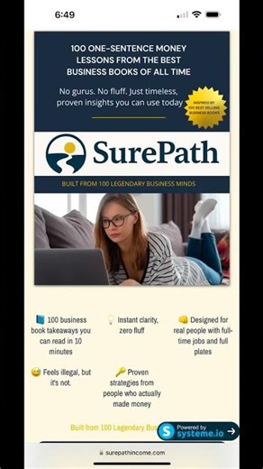 Step Into YOUR POWER! SurePath Income the system to change your Life! 🔥