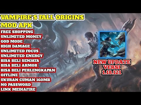 Vampire's fall Origins RPG mod apk terbaru versi 1.18.121 new update mod menu apk