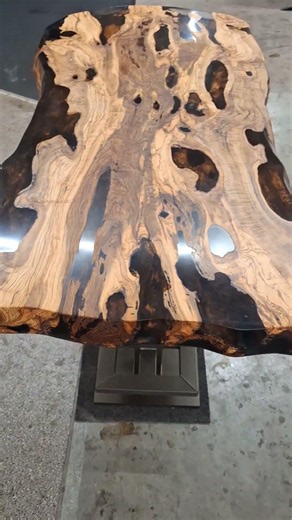 epoxy bar table walkaround in our workshop.