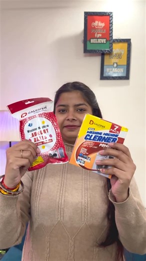 Lavish , Advik & Mumma on Instagram: "I was facing severe bad smell 😖 and stains on my clothes, no matter how many washes I did. After searching everywhere, I finally discovered the real issue — my washing machine needed descaling & deep cleaning 🧼⚙️ That’s when I tried Dcalcifer Washing Machine Cleaner & Descaler from Amazon 🛒 Trust me… the results were AMAZING! 😍 ✔️ Bad smell gone ✔️ Machine cleaned from inside ✔️ Looks & works like brand new ✨ While checking out, I also noticed Dcalcifer