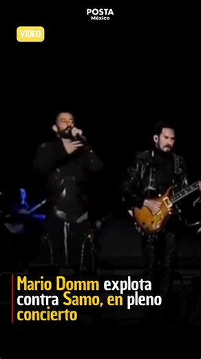 Mario Domm explodes at Samo during a concert