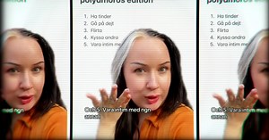 Andréa Frisk kallar sig ”polyfluencer” – pratar polyamori på Tiktok