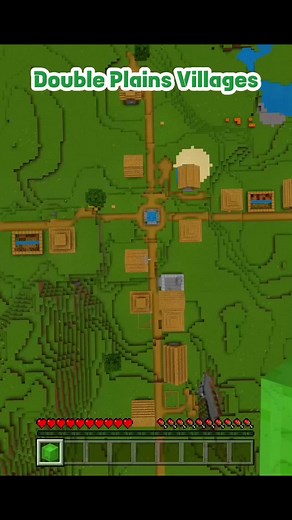 Minecraft Bedrock Double Plains Village Seed
