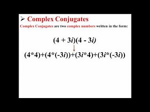 Complex Conjugates