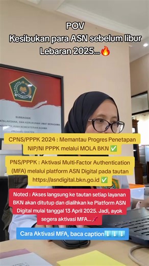 Cara Aktivasi MFA untuk ASN Digital dengan Mudah
