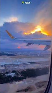 Above the Clouds ✈️ | Stunning Airplane Window View & Sky Journey雲の上の絶景 ✈️ 飛行機の窓から見る美しい空の旅