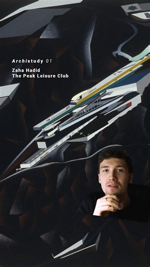 Thomas Rowntree on Instagram: "testing a new concept! archistudy - a series where I analyse the architecture pieces that inspire me 01 - Zaha Hadid, The Peak Leisure Club This piece inspires me by creating architectural form through simple moves such as rotation, overlapping, and layering. A Zaha masterclass 🎨 Archistudy 01 - save for later #zaha #architect #architecture #artist #designer @tomrowstudios"