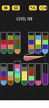 2022! Water Sort Level 129 Walkthrough Solution Android/iOS