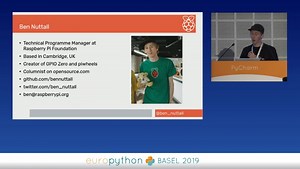 [EuroPython 2019] Ben Nuttall - Astro Pi: Python on the International Space Station : Free Download, Borrow, and Streaming : Internet Archive