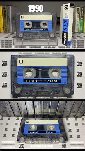 Maxell S-LN 60 (1990) Audio Cassette / Compact Cassette #Shorts