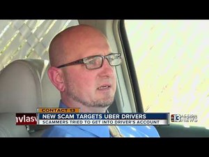 Uber driver warns of phishing scam
