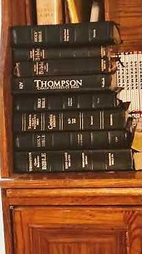 My KJV Thompson Chain Reference Bible Collection. #kjvbible