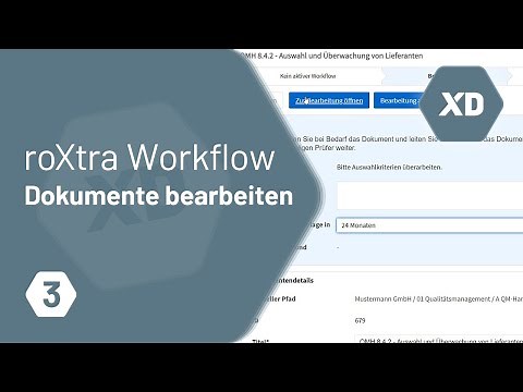 roXtra Tutorial – Dokumente im Workflow bearbeiten (Version 9)