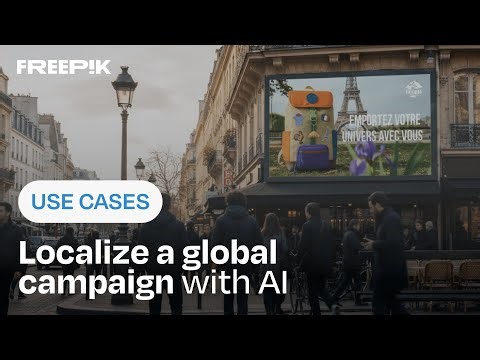 Localize your content and campaigns with AI | Freepik Use Cases
