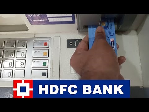How To Withdraw Money From HDFC ATM || HDFC ATM MONEY WITHDRAWAL