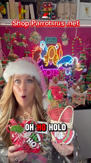 Santa Louann is HERE 😅🎄 These limited-edition holiday toys are handmade in the USA & Canada… and once they’re gone, they’re gone. Your bird deserves a festive, enriching ‘crib’ — shop now at Parrotsrus.net! Not all toys are created equal — and your bird deserves the BEST. Every holiday toy I’m showcasing today and in the coming days are handmade in the USA or Canada, thoughtfully designed for enrichment, and only available for a limited time. If you see a favorite… don’t wait. 🎁✨ Shop at Parr