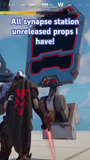 Synapse Station Unreleased Props - Fortnite Creative