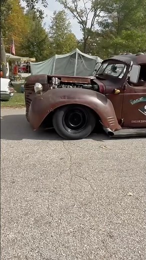 Sweet Rat Rod #truck rolling into Eville Shindig