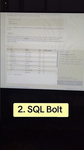 3 online games to learn SQL for FREE: 1