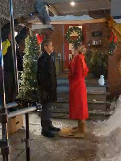 LAURA VANDERVOORT COATES (11:11] on Instagram: "Here it is!! Our Poster! (And some bts of some “movie magic snowfall” 😂 … more to come) November 23rd, don’t miss our sweet and funny Christmas movie, ‘Melt My Heart This Christmas’ on @hallmarkchannel — We filmed this one in -30c 🥶 during a true blizzard. There was no acting involved for being cold and we were lucky if our mouths parted to give dialogue and weren’t frozen shut 🤣 Fun fact…somehow I was wearing pumps/heels in