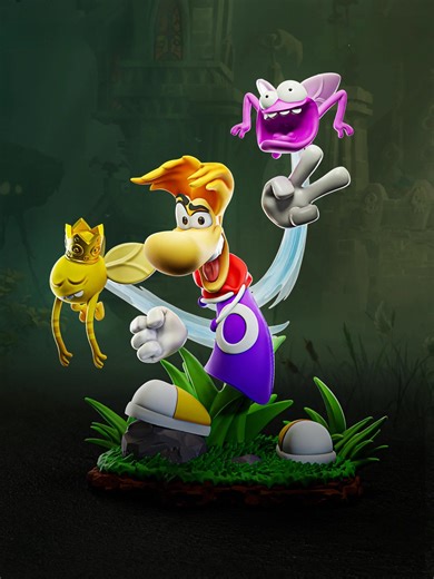 Rayman 3D Print Model – Limbless Legend Statue (digital STL File) - Etsy