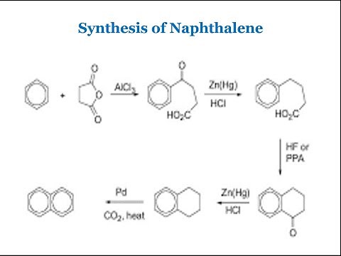 Synthesis of naphthalene.