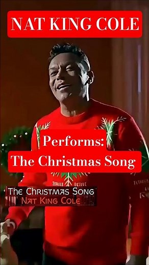 Nat King Cole's 1962 "The Christmas Song" LIVE! #christmas