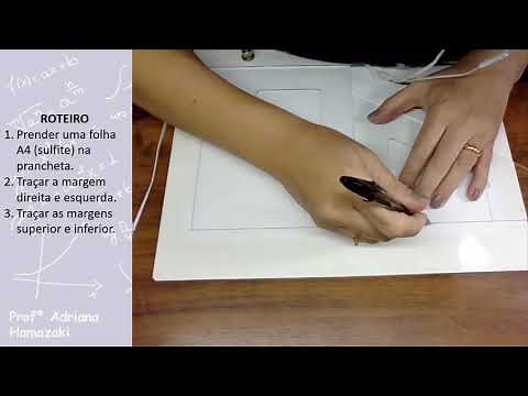 CONSTRUÇÃO DE MARGEM E CARIMBO NA FOLHA A4