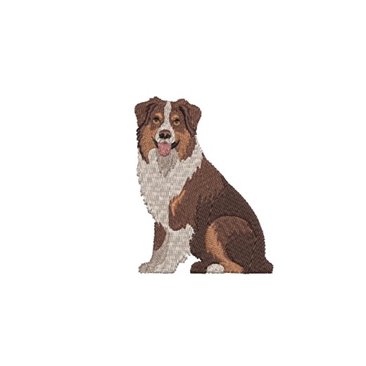 Aussie Dog Embroidery Design File - Australian American Shepherd Pet Dog Lover - Etsy