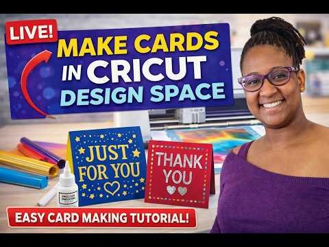 How to Make Cards in Cricut Design Space | Easy Beginner Card Tutorial