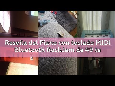 Reseña del Piano con teclado MIDI Bluetooth RockJam de 49 teclas