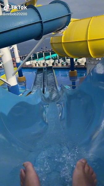 Thrilling Water Slides on Carnival Dream Cruise Ship