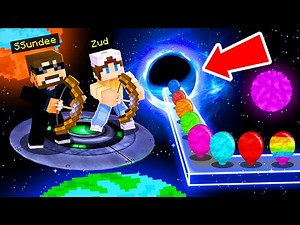 CRAZY 2v2 Space Tower Defense in Minecraft