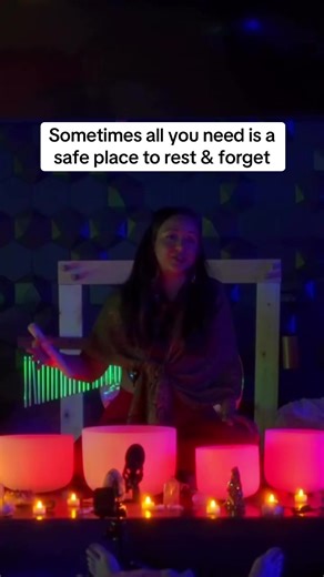 Sound bath socials are one of my favorite things to host. It’s part meditation, part deep rest, part real human connection. For the first part of the evening, you’ll lie down, close your eyes, and simply receive while I play the instruments. No pressure to “do” anything. Just breathe, soften, and let your nervous system unwind. Then afterward… we socialize. Because I truly believe healing doesn’t just happen in silence. It also happens in conversation, laughter, and meeting people who feel like 