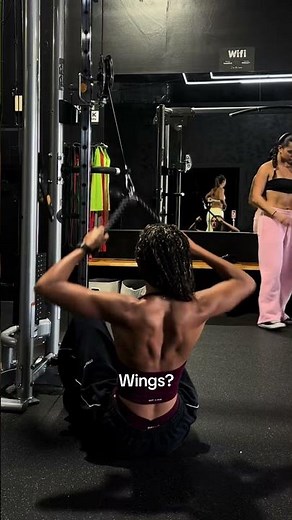 Wings? #fitnessgirl #gymgirl #workout