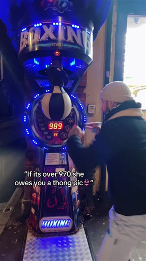 Punching Air Challenge: Win a Thong Pic!