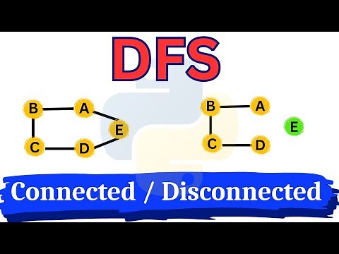 Python Program To Check Graph is Connected or Disconnected Using DFS | Data Structure