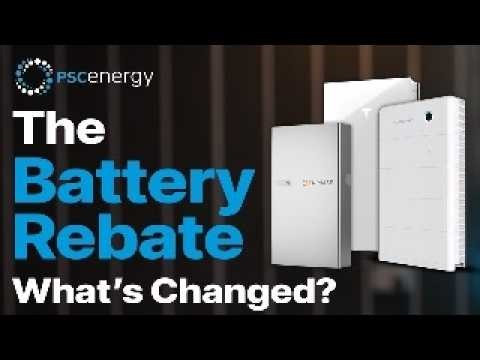 Changes to the Federal Battery Rebate in 2026