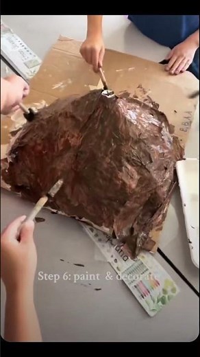 Volcano Science Project for School! 🌋How to Make a Volcano Model Simple and Volcano Project Tutorial