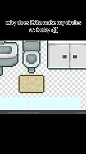 Krita circles looking funky? Fix pixel-art brush circle distortion