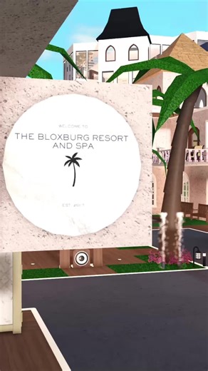 Spring has arrived at the Bloxburg Resort! 🌴 🦢 #bloxburg #roblox | bloxburg roblox