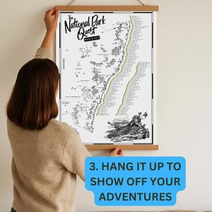 The Tasmania National Park Quest | Scratch Map | Australia