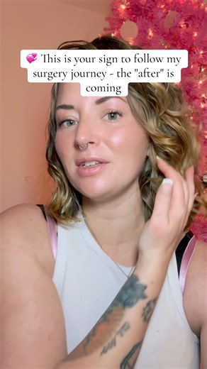 Can't wait to show you the final result 😭✨ stay tuned #plasticsurgerybeforeandafter