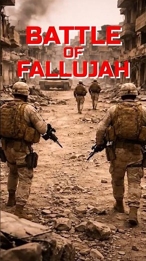 The Deadliest Urban Battle of the Iraq War #BattleFallujah #UrbanWarfare #USMarines #MilitaryHistory