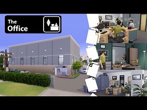 I built the Office in the Sims 4 (so you don't have to!) - The Sims 4 Stop Motion Build - No CC
