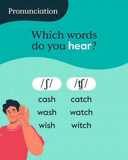 A digraph is two letters written together to make one sound. Students sometimes have difficulty understanding and making the sounds. 😳 Use this activity in class to practise the /ʃ/ and /ʧ/ phonemes. 🗣️ #Pronunciation #EnglishPronunciation #TeachEnglish #LearnEnglish | Teaching English with Cambridge