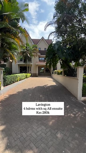 Classic and well done 4 bedroom plus SQ townhouse in the leafy suburbs of Lavington. Rent: Kshs 280,000 For more details and viewing contact us on 0792 886048. #kenyantiktok🇰🇪 #viralfypシ #fyppppp #realtor #newtrend #foryou #homely #rental #viralfypシ #fyp