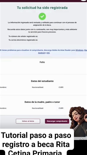 Tutorial oficial para registro Beca #RitaCetina primaria por Julio León coordinador de Becaspra el Bienestar 🔑📣💳 Si tienes hijas o hijos que estudien en alguna primaria pública y quieres solicitar la Beca de Apoyo para Uniformes y Útiles #RitaCetina… ¡Este tutorial es para ti! Te explico paso a paso como registrarlos en línea a partir del 02 de marzo. Link en el primer comentario 👇 ⚠️Ayudame a compartir este video para que puedan registrarse todos los niños de 1° a6° | Marisol Lorenzo